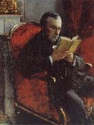 Gustave Caillebotte The portrait of M.E.D Spain oil painting artist